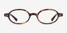 Groundbreaker Tortoise AcetateEyeglass Frames from EyeBuyDirect, Front View