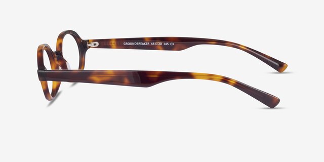 Groundbreaker Tortoise AcetateEyeglass Frames from EyeBuyDirect, Side View