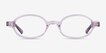 Groundbreaker Purple AcetateEyeglass Frames from EyeBuyDirect, Front View