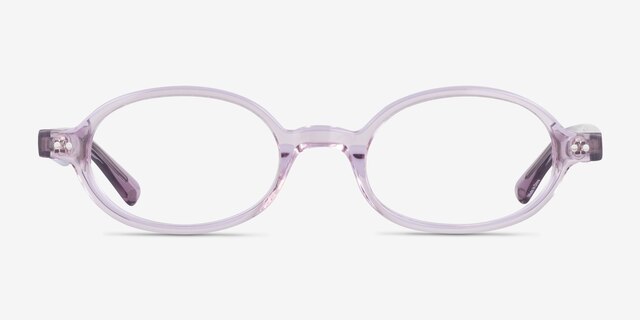 Groundbreaker Purple AcetateEyeglass Frames from EyeBuyDirect, Front View