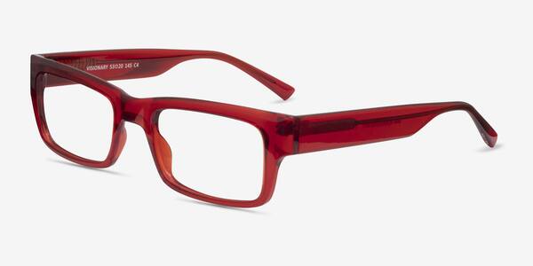 Red Visionary -  Plastic Eyeglasses