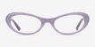Vertex Purple AcetateEyeglass Frames from EyeBuyDirect, Front View