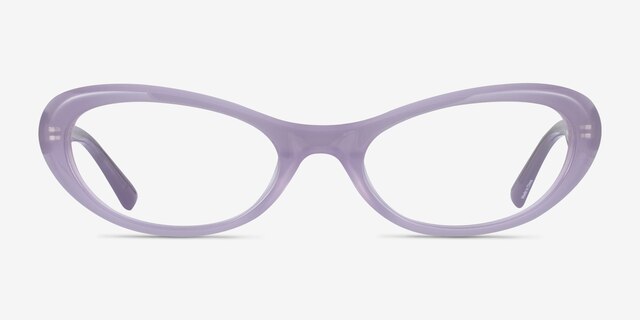 Vertex Purple AcetateEyeglass Frames from EyeBuyDirect, Front View