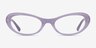 Vertex Purple AcetateEyeglass Frames from EyeBuyDirect, Front View
