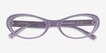 Vertex Purple AcetateEyeglass Frames from EyeBuyDirect, Closed View
