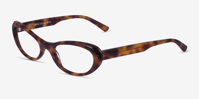 Vertex Écailles AcétateMontures de lunettes de vue d'EyeBuyDirect, Vue d'Angle
