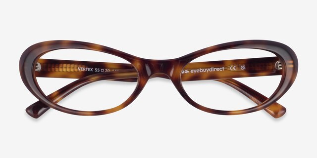 Vertex Écailles AcétateMontures de lunettes de vue d'EyeBuyDirect, Vue Rapprochée