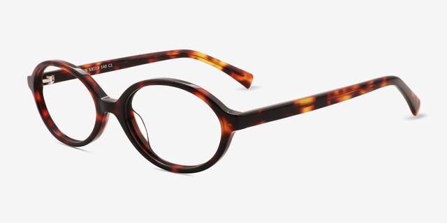Aven Tortoise AcetateEyeglass Frames from EyeBuyDirect, Angle View