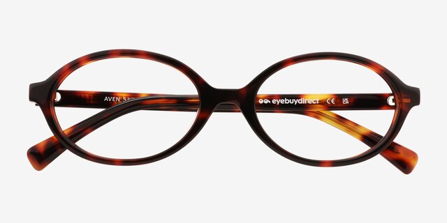 Aven Tortoise AcetateEyeglass Frames from EyeBuyDirect, Closed View