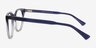 Clement Gradient Blue Matériaux biosourcésMontures de lunettes de vue d'EyeBuyDirect, Vue de Côté