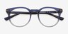Clement Gradient Blue Matériaux biosourcésMontures de lunettes de vue d'EyeBuyDirect, Vue Rapprochée