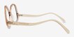 Deschamps Gradient Brown Alternative MaterialsEyeglass Frames from EyeBuyDirect, Side View