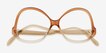 Deschamps Gradient Brown Alternative MaterialsEyeglass Frames from EyeBuyDirect, Closed View