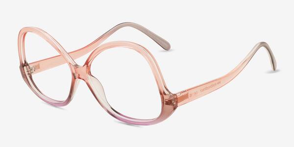 Pink Purple Deschamps -  Alternative-materials Eyeglasses