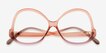 Deschamps Pink Purple Alternative MaterialsEyeglass Frames from EyeBuyDirect, Closed View