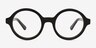 Groove Black AcetateEyeglass Frames from EyeBuyDirect, Front View