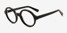 Groove Black AcetateEyeglass Frames from EyeBuyDirect, Angle View