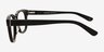 Lighthouse Black AcetateEyeglass Frames from EyeBuyDirect, Side View
