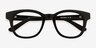 Lighthouse Black AcetateEyeglass Frames from EyeBuyDirect, Closed View