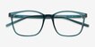 Soul Teal PlasticEyeglass Frames from EyeBuyDirect, Closed View