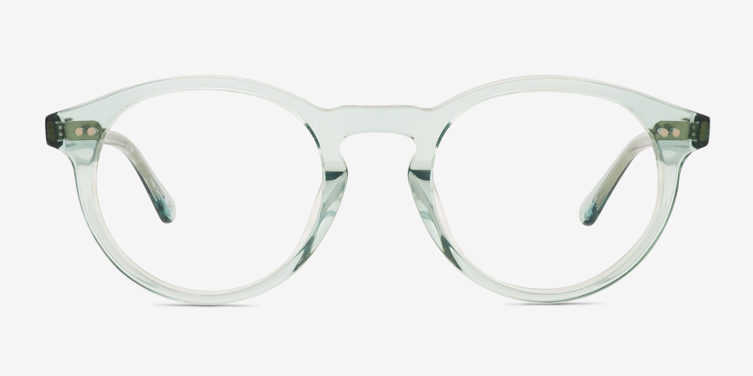 THEORY Round Clear Eyeglasses Theory Round Clear Full Rim Eyeglasses | Eyebuydirect main image 2