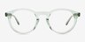 Theory Clear Mint AcetateEyeglass Frames from EyeBuyDirect, Front View