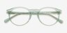 Theory Clear Mint AcetateEyeglass Frames from EyeBuyDirect, Closed View
