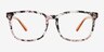 Uptown Floral PlasticEyeglass Frames from EyeBuyDirect, Front View