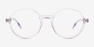 Amaranth Clear Purple Alternative MaterialsEyeglass Frames from EyeBuyDirect, Front View