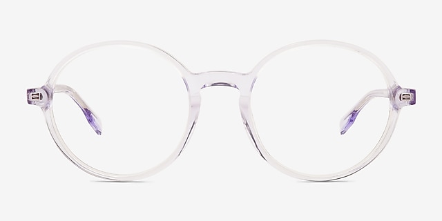 Amaranth Clear Purple Alternative MaterialsEyeglass Frames from EyeBuyDirect, Front View