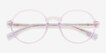 Amaranth Clear Purple Alternative MaterialsEyeglass Frames from EyeBuyDirect, Closed View
