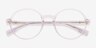 Amaranth Clear Purple Alternative MaterialsEyeglass Frames from EyeBuyDirect, Closed View