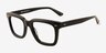 Kenna Noir Matériaux biosourcésMontures de lunettes de vue d'EyeBuyDirect, Vue d'Angle