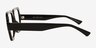 Koru Black Alternative MaterialsEyeglass Frames from EyeBuyDirect, Side View