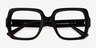 Koru Black Alternative MaterialsEyeglass Frames from EyeBuyDirect, Closed View