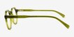 Monarda Clear Green Alternative MaterialsEyeglass Frames from EyeBuyDirect, Side View