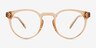 Oak Brun Matériaux biosourcésMontures de lunettes de vue d'EyeBuyDirect, Vue de Face