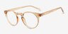 Oak Brun Matériaux biosourcésMontures de lunettes de vue d'EyeBuyDirect, Vue d'Angle
