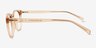Oak Brun Matériaux biosourcésMontures de lunettes de vue d'EyeBuyDirect, Vue de Côté