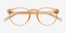 Oak Brun Matériaux biosourcésMontures de lunettes de vue d'EyeBuyDirect, Vue Rapprochée