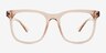 Rowen Clear Champaign Alternative MaterialsEyeglass Frames from EyeBuyDirect, Front View