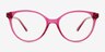 Tilia Purple Red Alternative MaterialsEyeglass Frames from EyeBuyDirect, Front View