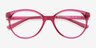 Tilia Purple Red Alternative MaterialsEyeglass Frames from EyeBuyDirect, Closed View
