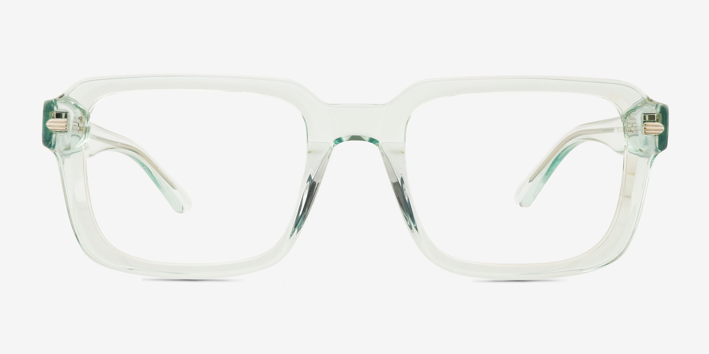 Wilder Square Clear Mint Full Rim Eyeglasses | Eyebuydirect