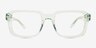 Wilder Clear Mint Alternative MaterialsEyeglass Frames from EyeBuyDirect, Front View