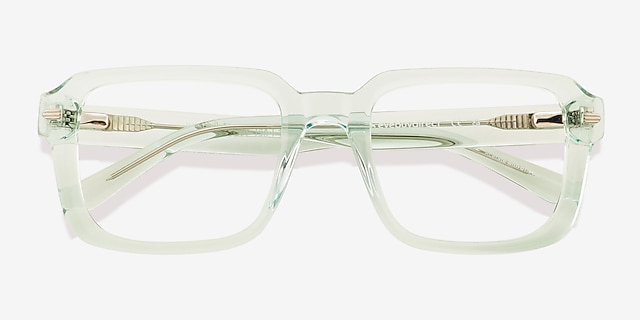 Wilder Clear Mint Alternative MaterialsEyeglass Frames from EyeBuyDirect, Closed View