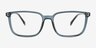 Zippity Teal PlasticEyeglass Frames from EyeBuyDirect, Front View