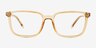 Zippity Light Yellow PlasticEyeglass Frames from EyeBuyDirect, Front View