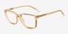 Zippity Light Yellow PlasticEyeglass Frames from EyeBuyDirect, Angle View