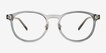 Whoosh Gray Green PlasticEyeglass Frames from EyeBuyDirect, Front View